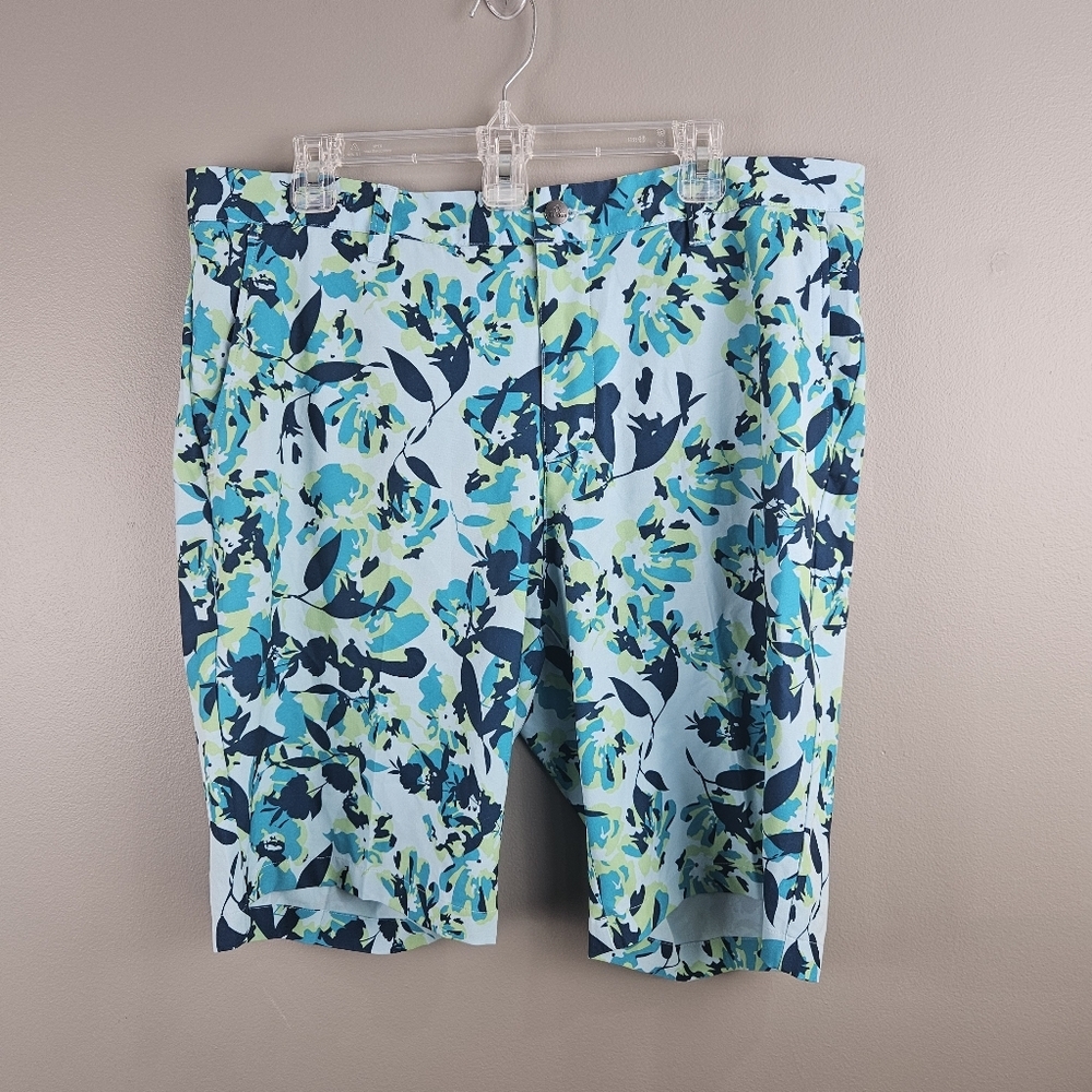 Adidas Blue Patterned Men's Shorts Size 36